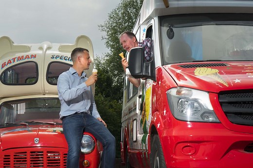 Behind the scenes at Britain's ice-cream van HQ