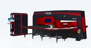 [Hot Item] Rotary Station Turret Punching Machine Press Machine with Roll Rib Rolling Table Carve Characters Stretch Multi-Function