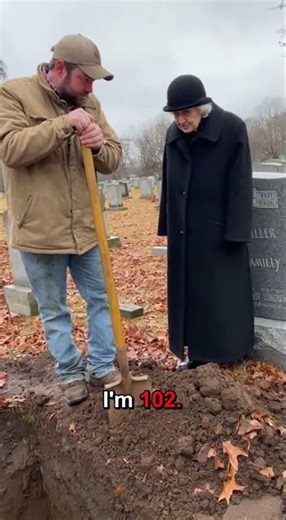 Grave Digger's Dark Joke Shocks 102-Year-Old! 😂