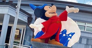 Sorcerer Mickey is the newest Lego Statue at Disney Springs | Chip and Company
