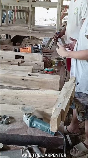 How To Make a Minimalist Wood Dining Table Full Process From Start to Finish PH I Akie The Carpenter