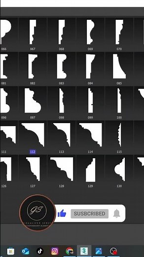 Skill no.18 How to create ceiling cornice (Sweep modifier) #architecture #3dmax #vray