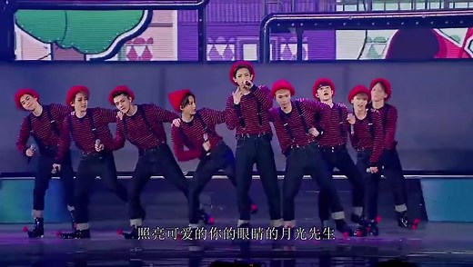 EXO演唱的《XOXO》现场版，high翻全场，超好听