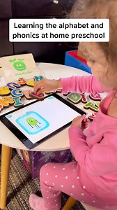 🌱 Do you know we have many game levels and different games to use with our letters, shapes, and numbers? Come check us out! #homeschooling #toddlermom #preschool #montessoriinspired