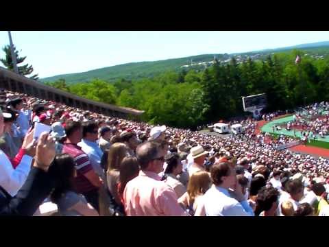 2010 Cornell University Graduation - Singing Alma Mater