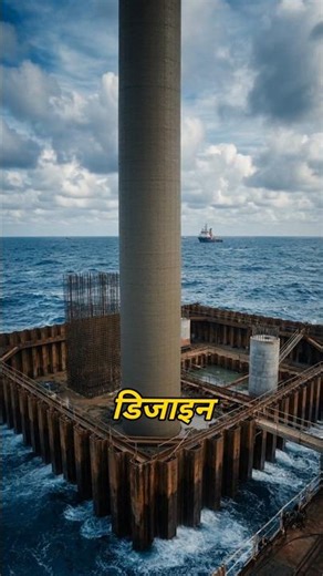 How Engineers Build Bridges in the Middle of the Ocean 🌊 #realengineering #history #facts #shorts