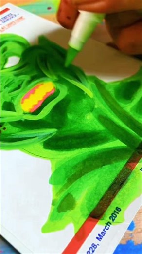 Drawing The Haunted Mask 😱 Satisfying Goosebumps Art #art #drawing #spooky