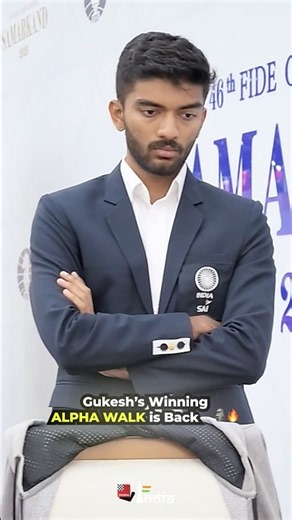 Gukesh’s Alpha Walk is Back ☠️🔥 #chess #gukesh