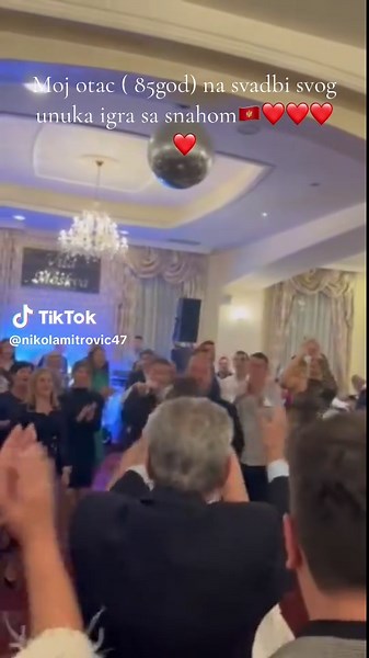 Grandpa Dancing with Daughter-in-law at Grandson's Wedding - Heartwarming Moment | #2024 #weddingday #montenegro #dance 🇲🇪❤️