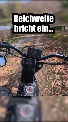 50% battery after 32 km 😳 Full throttle range drops drastically #eride #eridepro #surron #talaria...