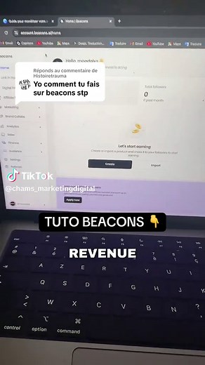 Tutoriel : Créer un Compte sur Beacons