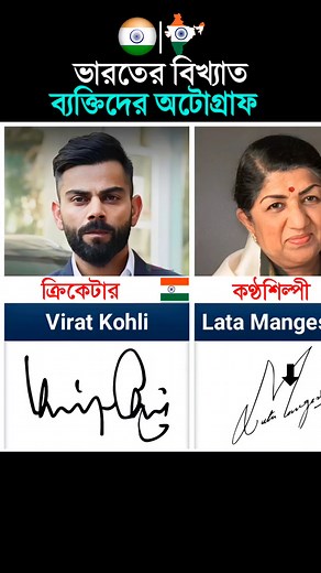 464K views · 2.9K reactions | ভারতের জনপ্রিয় ও বিখ্যাত ব্যাক্তিদের অটোগ্রাফ। #india #famous #person #autograph | Sports Canvas & Glamour | Facebook