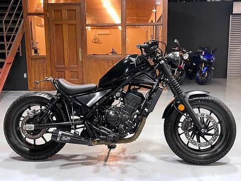 HONDA Rebel 250 MC49 - ホンダ レブル250 - カスタムワークス製マフラー、リアフェンダーレスKIT、LEDライトユニット 装備