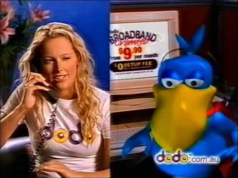 Aussie retro 2000s ad - Dodo internet broadband TV commercial