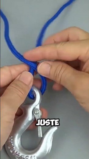 Regarde cette astuce pour attacher une corde sans avoir peur