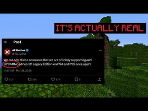 THEY'RE GOING TO UPDATE MINECRAFT LEGACY CONSOLE