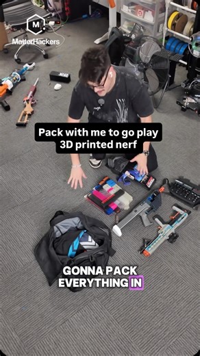 Michael 🤓 on Instagram: "Everything I’m using linked in bio 🗣️🗣️🗣️🗣️ @matterhackers @bambulab_official @sandiego.nerfclub (A1 mini giveaway linked in bio too!!!) #3dprinting #matterhackers #maker #fyp #3dprinted #niche #hobby #3dprinter #grwm #giveaway #packing"