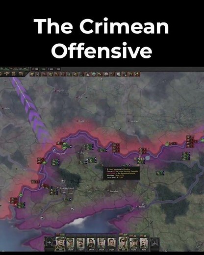 The New Crimean Offensive Splits Russia In Half, Rapid Blitzkrieg #hoi4 #heartsofiron4 #ww2 #rome