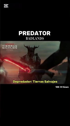 "🔥 NEW Predator Badlands Trailer Footage: Unleashing the Most Dangerous Movie Yet! 🎥" #shorts #1m