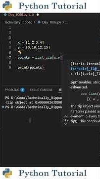 Stop Writing Loops Use Zip Instead | Python Tutorial