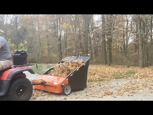 Agri-Fab 44" Lawn Sweeper Assembly and Use