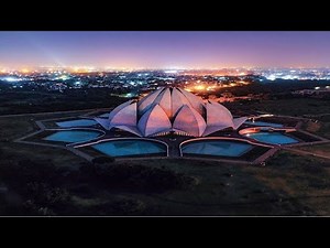Lotus Temple-India- NO conventional Beams and Columns- Structure Explained