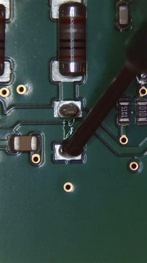 How to SMD Rework: Replacing a MELF Diode #shorts #asmr #electronic #technology #tech