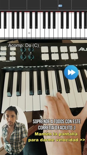 "INGRATOS OJOS MIOS" 🎹Aprende a tocar la melodía - Tutorial para Teclado