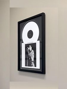 Jukebox-style Vinyl Record Frame With Double Matting Displays Album Cover and 12" Vinyl LP (record/lp Not Included) - Etsy