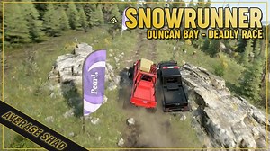SnowRunner S10: Duncan Bay - Deadly Race (Crazy MK63 6X6) #SnowRunner #Race #Trucking | Average Shad