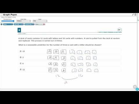 7th Grade STAAR Practice Predictions Using Theoretical Probability (7.6D - #3)