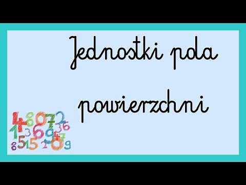 Jednostki pola powierzchni