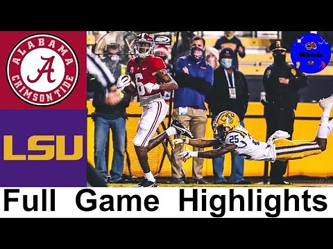 #1 Alabama vs LSU Highlights | College Football Week 14 | 2020 College Football Highlights