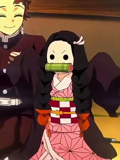 NEZUKO - chan Cute Moments Demon Slayer Edite 💕🌸 #nezuko #shorts #animeedit #edit