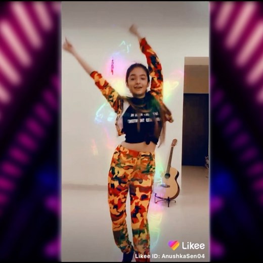 Anushka Sen on Instagram: "1st hashtag challenge of #MissLikee2020 is out! Join #DancewithLikee to be the next superstar.@likee_official_india @likee_official_global"
