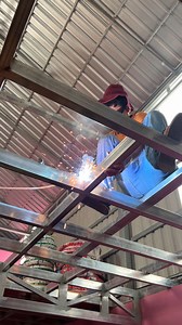 Working Techniques To Weld and Install Roof Trusses | DIY crafts PR