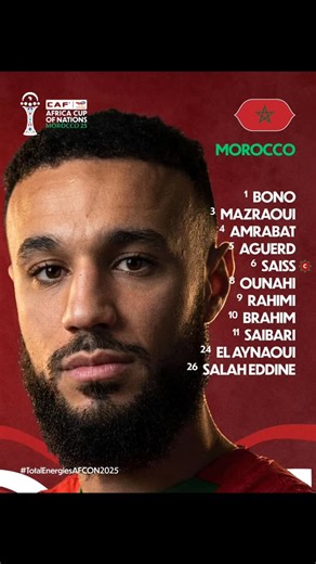 VORTEX on Instagram: "OFFICIEL ! 🚨 Voici les 11 Lions qui débutent pour ce choc d’ouverture ! 🇲🇦🦁 ​Bono, Mazraoui, Amrabat, Brahim... l'équipe est prête pour la victoire ! ​Ne perdez plus de temps avec des liens qui coupent. Regardez Maroc vs Comores en Full HD sans aucune latence sur VORTEX. 📺⚡ ​👉 LIEN DIRECT EN BIO. Abonnez-vous maintenant et profitez du match immédiatement ! 🔗" #matchday #football #footballgames #cupdafrique"