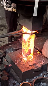 Inside the factory Red-Hot Forging – Workers Shaping Molten Steel #fblifestyle #machine #factory #process #stamping #forging #manufacturer #producer #technology #industrial #iron #blacksmith | Inside the factory