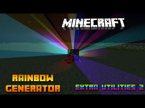 Rainbow Generator 🔧 Minecraft Extra Utilities 2 Tutorial 🔧 Deutsch / German