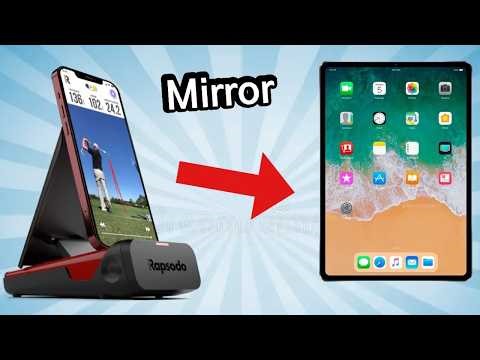 RAPSODO MLM1 MIRROR IPHONE TO IPAD