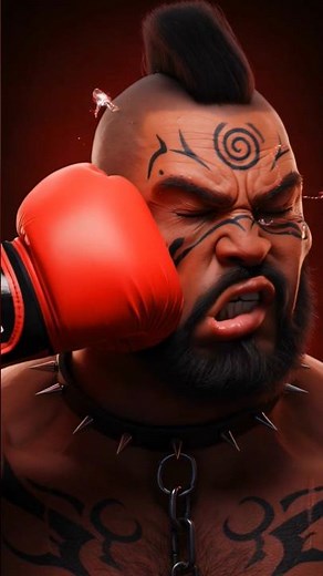 "EPIC Slow Motion Punch to the Face – Cartoon Style | 3D Animation FX"