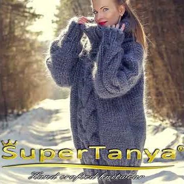 Mega thick and heavy mohair sweater by SuperTanya