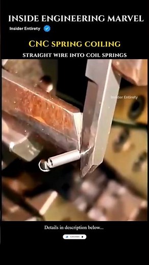 How a Steel Wire Becomes a Powerful Spring ⚙️ | Engineering Marvel #tech #physics #science