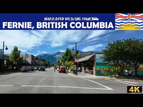 🚗 Fernie, British Columbia 🌲 | 4K Drive