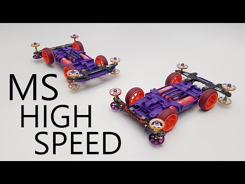 【ミニ四駆】Tamiya Mini 4WD Build: MS Chassis Tuned Class High Speed