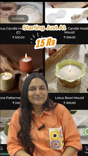 Everything You Need for Candle Making Starting only at ₹15! 🕯️ | 1000+ Candle Making Supplies