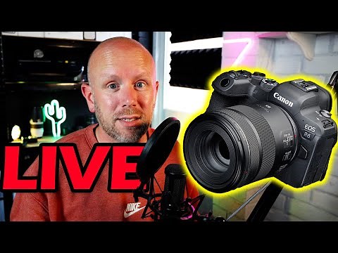 LIVE Streaming with the CANON R6 || OVERKILL? (M50/GoPro Comparison)