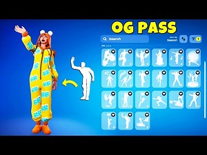 All Dances & Emotes From OG Passes in Fortnite! (Season 1 – Season 7)