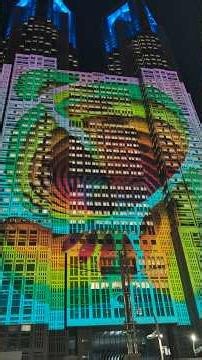 Epic Tokyo Light Show! ✨ Shinjuku Projection Mapping 🇯🇵 東京都庁プロジェクションマッピング