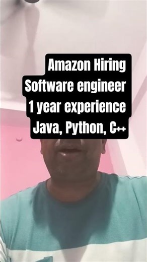 Amazon Hiring Software Engineer | SDE I Role Explained (Freshers Eligible)